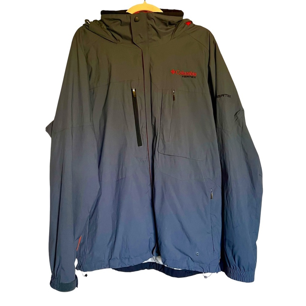 Columbia Vertex Grey Jacket Core Interchange‎ Hooded Size Large Gorpcore
